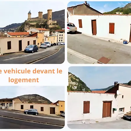 アパート Grand T3 Wifi 2 82m2 Centre Stationnement Devant Le フォワ