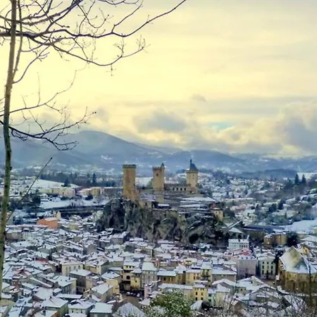 アパート Grand T3 Wifi 2 82m2 Centre Stationnement Devant Le フォワ